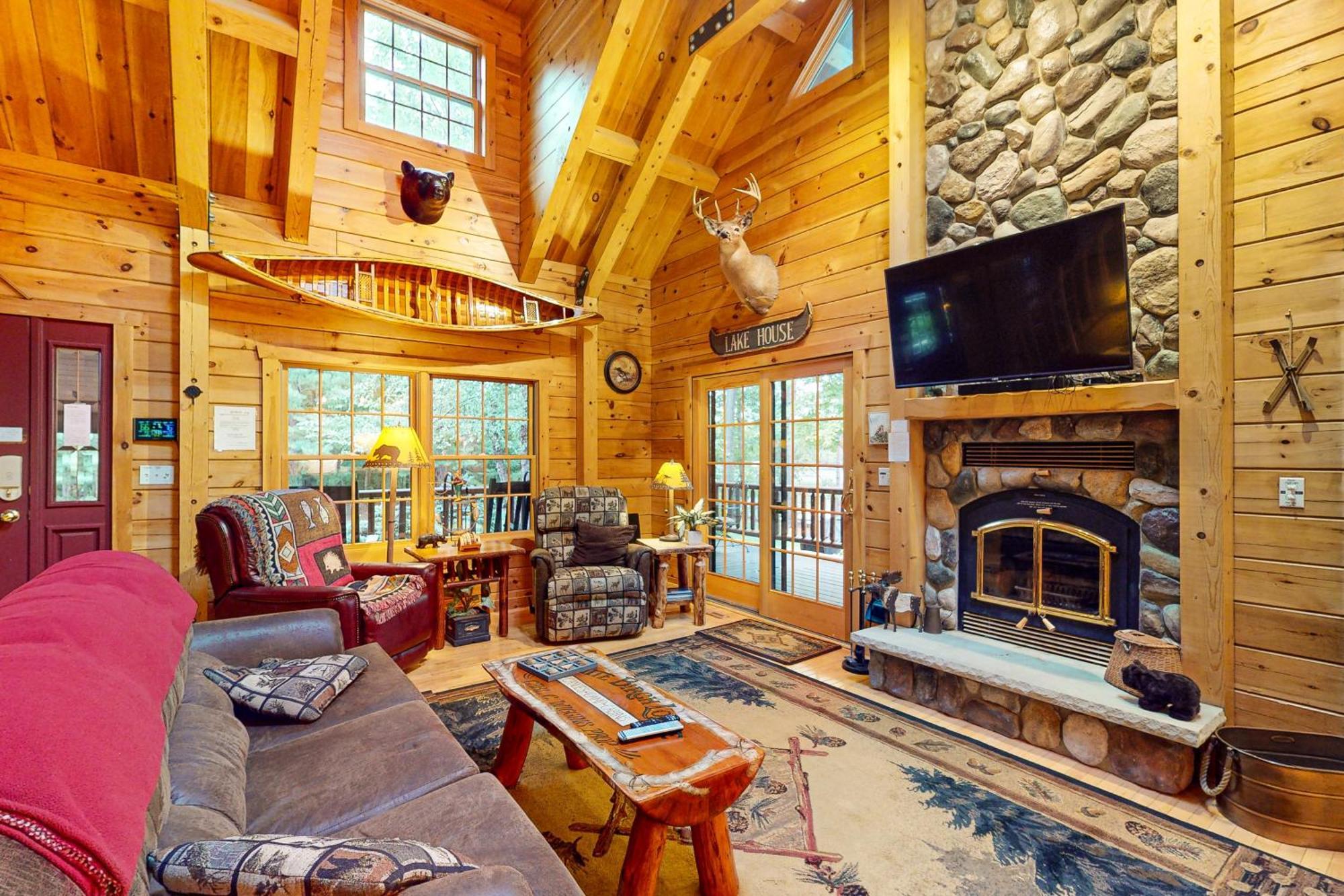 The Lodge On Booth Lake - 2 Bed 2 Bath Vacation Home In Minocqua Lac Du Flambeau المظهر الخارجي الصورة